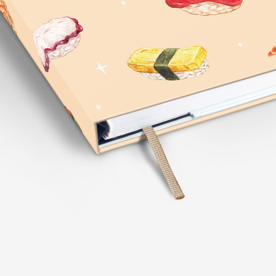 Refillable Wirebound Notebook - Sushi Galore (MRT_H116-LG)