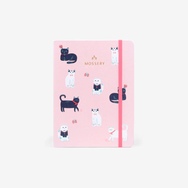 Refillable Wirebound Sketchbook - Cats Pink (MRT_H013-LG)