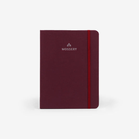 Refillable Undated Planner - Plain Burgundy (MRT_H038-LG)