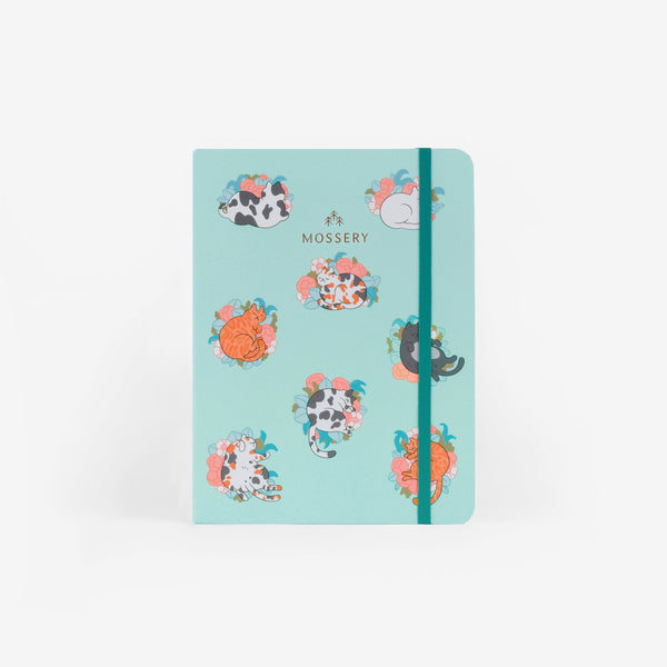 Refillable Wirebound Sketchbook - Blossom Cats (MRT_H048-LG)