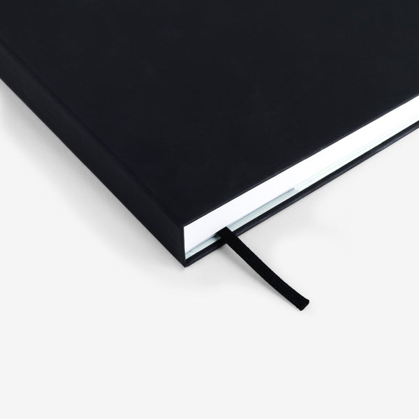 Refillable Wirebound Sketchbook - Plain Black (MRT_H022-LG)