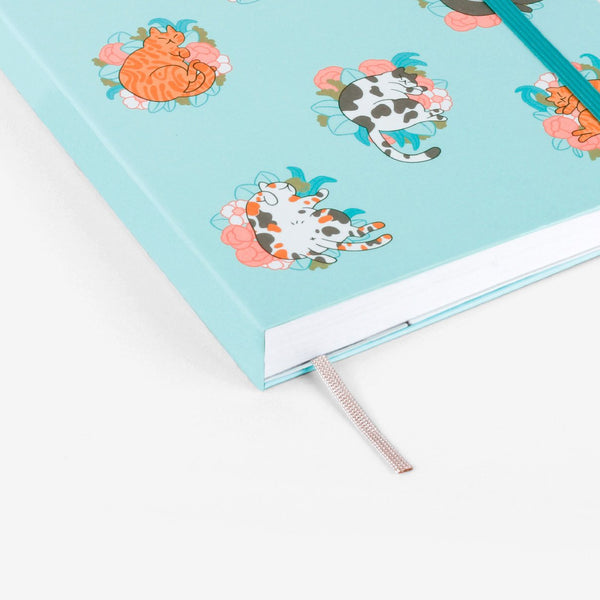 Refillable Wirebound Sketchbook - Blossom Cats (MRT_H048-LG)