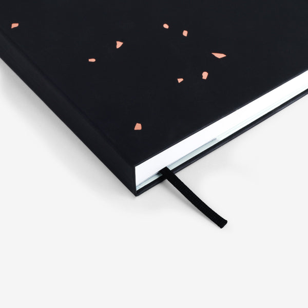 Refillable Wirebound Sketchbook - Black Speckle (MRT_H025-LG)