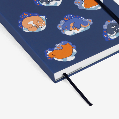 Threadbound Notebook - Sleepy Shiba (MRT_H064-LG)