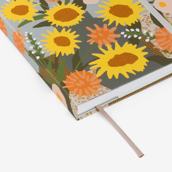 Refillable Wirebound Sketchbook - Sunflowers (MRT_H063-LG)