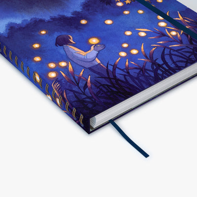 Refillable Wirebound Notebook - Fireflies (MRT_H062-LG)