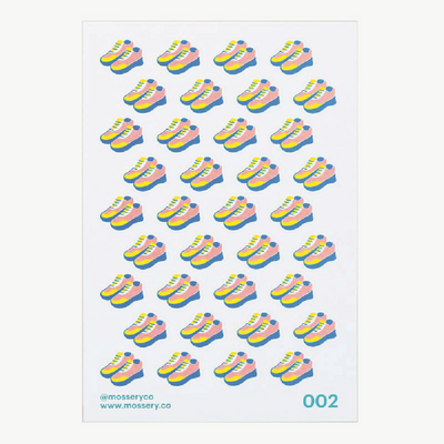 Mossery Stickers: Running Shoes (STC-002)