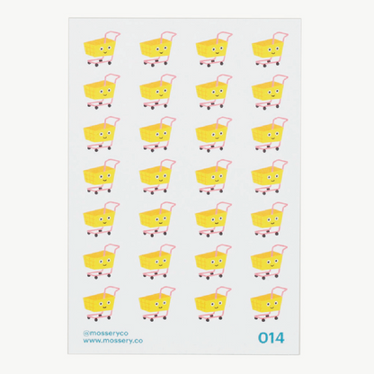 Mossery Stickers: Shopping Cart (STC-014)