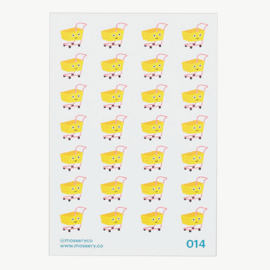 Mossery Stickers: Shopping Cart (STC-014)