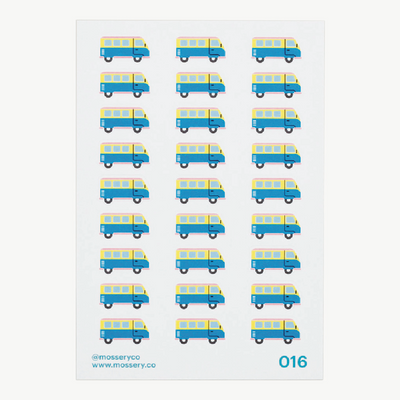 Mossery Stickers: Van (STC-016)