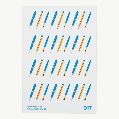 Mossery Stickers: Drawing Tools (STC-017)