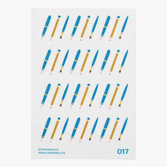 Mossery Stickers: Drawing Tools (STC-017)