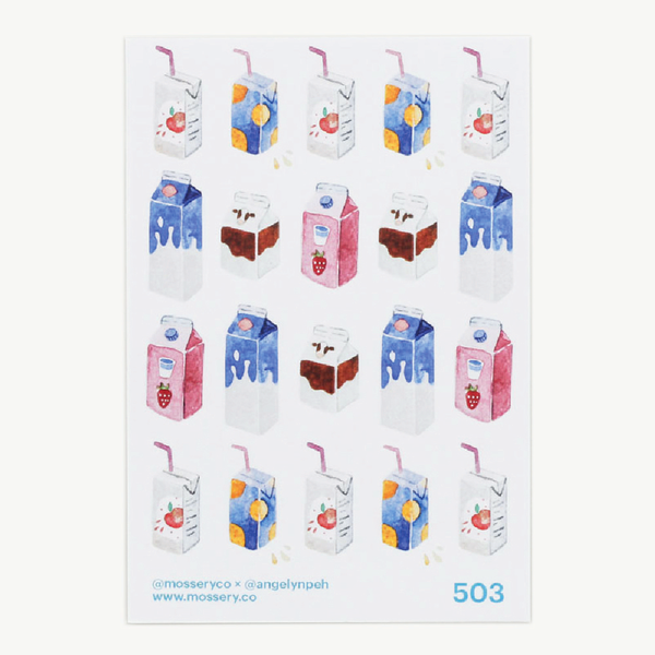 Artist Series Stickers: Carton Drinks (STC-503)