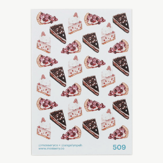 Artist Series Stickers: Dessert Tarts (STC-509)