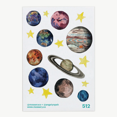 Artist Series Stickers: Planets (STC-512)