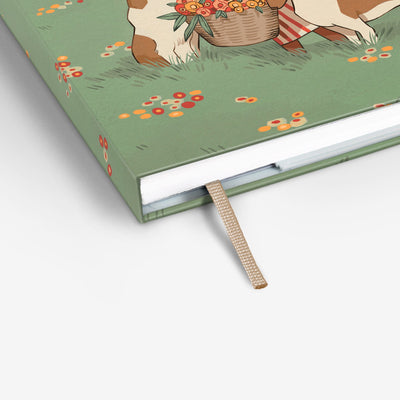 Threadbound Notebook - Spring Collies (MRT_H082-LG)