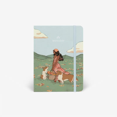 Refillable Wirebound Sketchbook - Spring Collies (MRT_H082-LG)