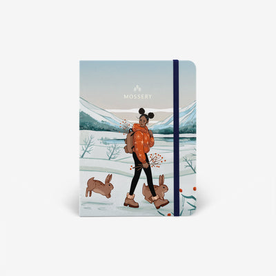 Threadbound Notebook - Winter Hares (MRT_H100-LG)