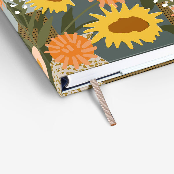 Refillable Undated Planner - Sunflowers (MRT_H063-LG)