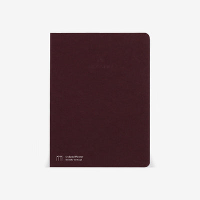 Vertical Half-Year Planner Refill (Undated)