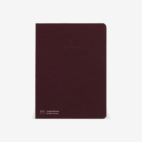 Vertical Half-Year Planner Refill (Undated)