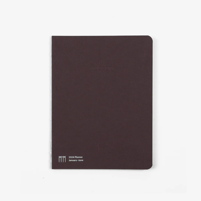 2024 Vertical Half-Year Planner Refill (January-June)